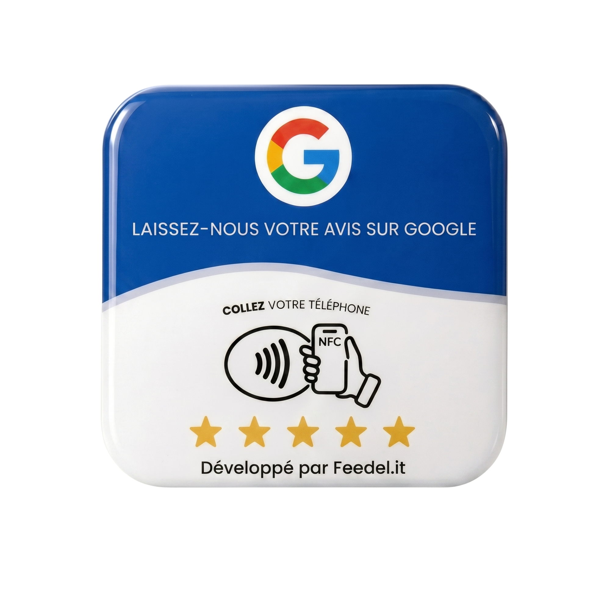 Plaque Avis Google